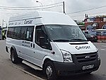 Бесплатный автобус Genser в пункт аренды автомобилей АрендаАвто-чсв на Новорязанском шоссе
